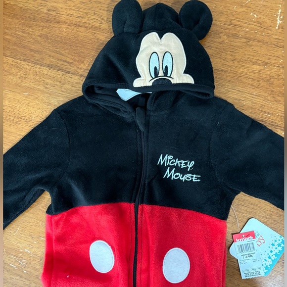 Mickey Mouse Fleece Footie - Picture 3 of 3